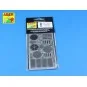 Grilles for Sd.Kfz.171 Panther Ausf.G late model, 1/25 - Aber Model...