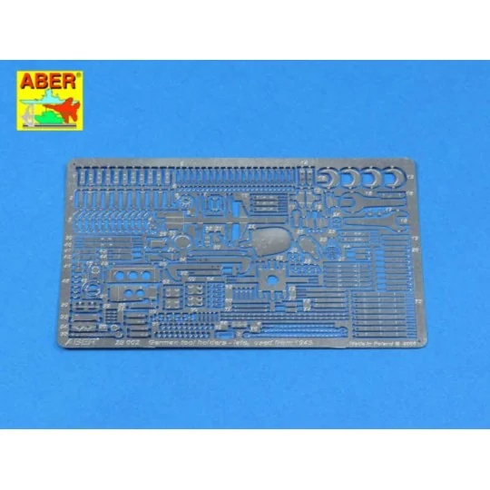 German tool holders - late used from 1493, 1/25 - Aber Models 25002