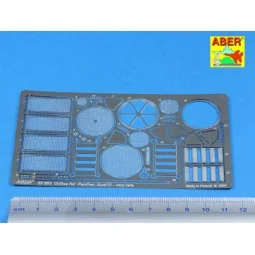 Grilles for Sd.Kfz.171 Panther Ausf.G late model, 1/25 - Aber Model... 2