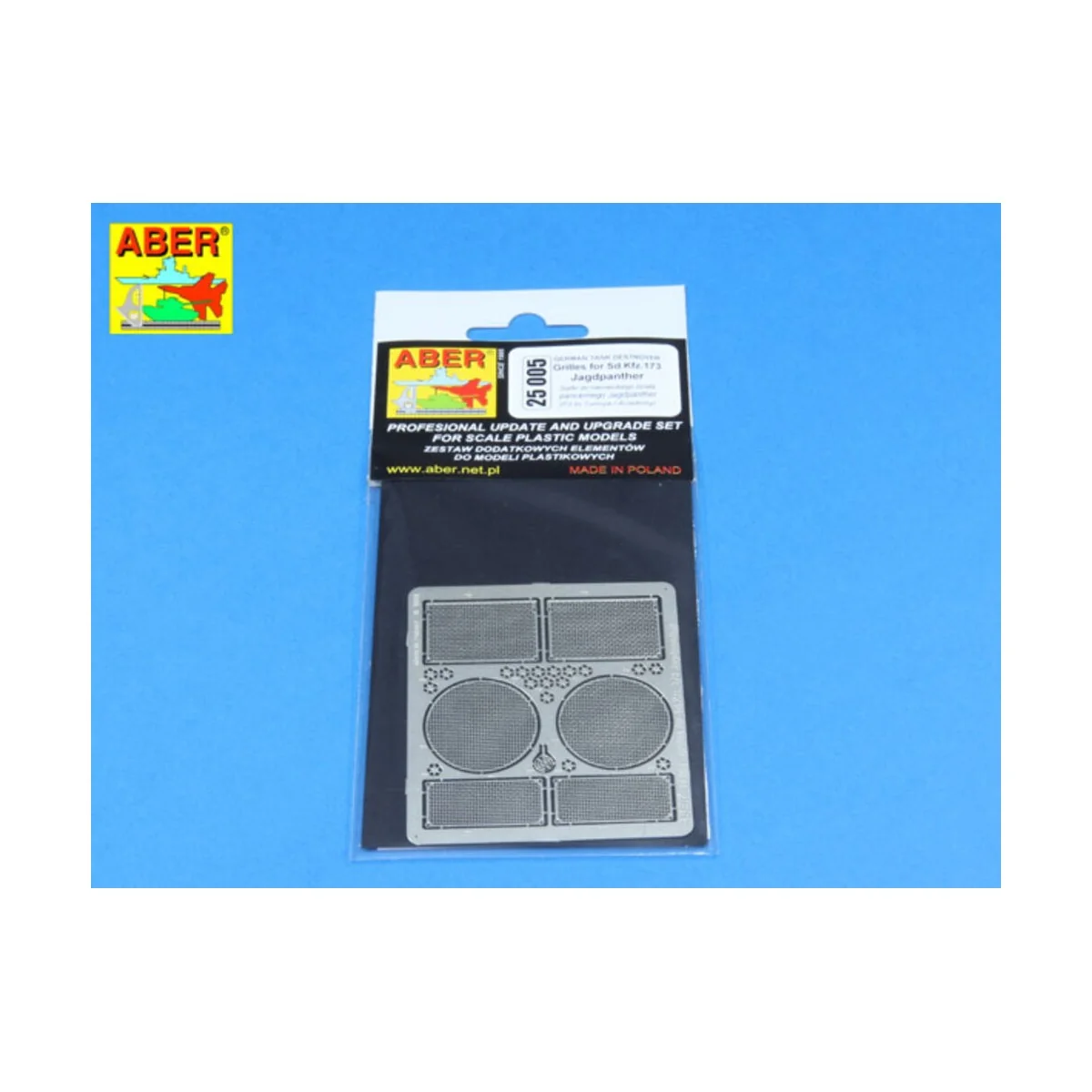Grilles for Jagdpanther, 1/25 - Aber Models 25005