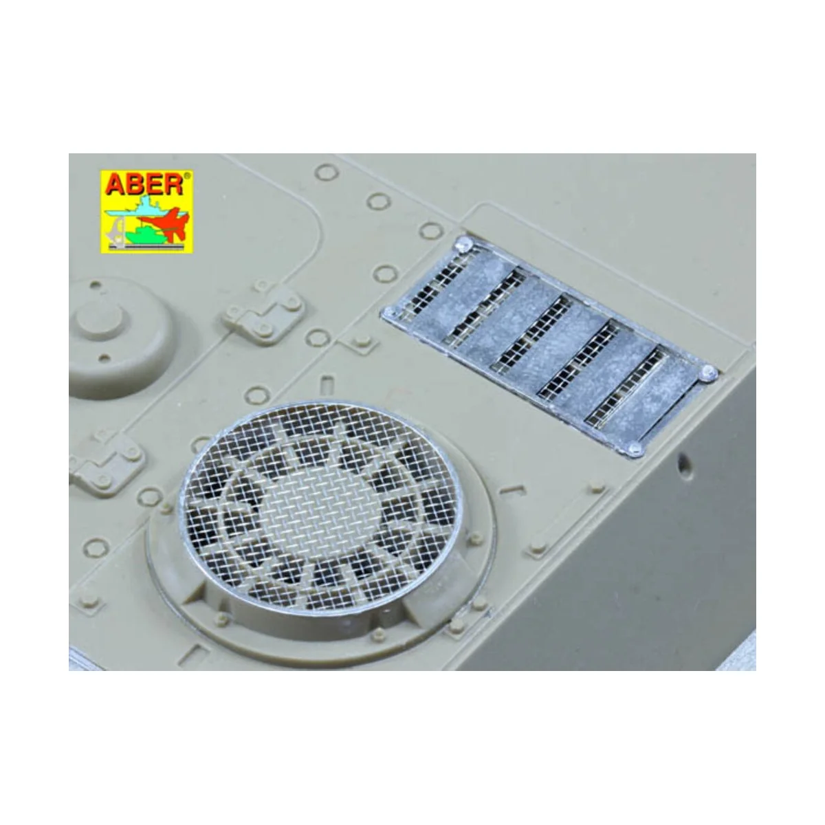Grilles for Sd.Kfz.171 Panther Ausf.G late model, 1/25 - Aber Model...