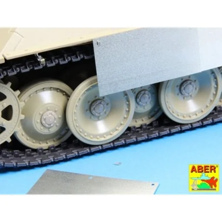 Side skirts for Panther G, 1/25 - Aber Models 25011
