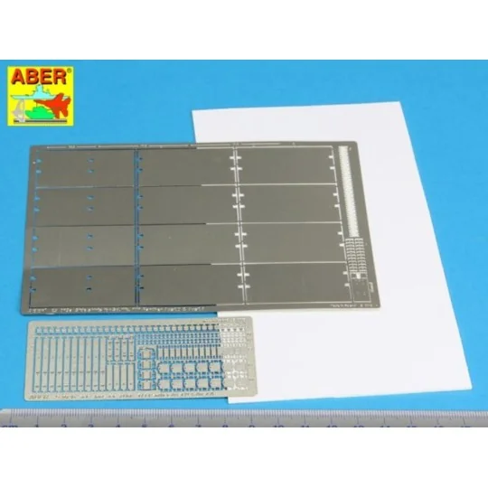 Side skirts for Panther A/D, 1/25 - Aber Models 25019