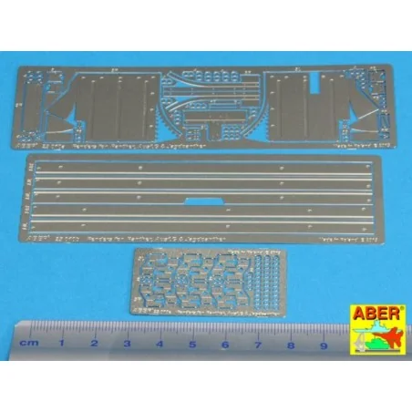 Fenders for Panther G, 1/25 - Aber Models 25010