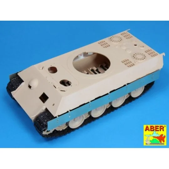 Side skirts for Panther A/D, 1/25 - Aber Models 25019