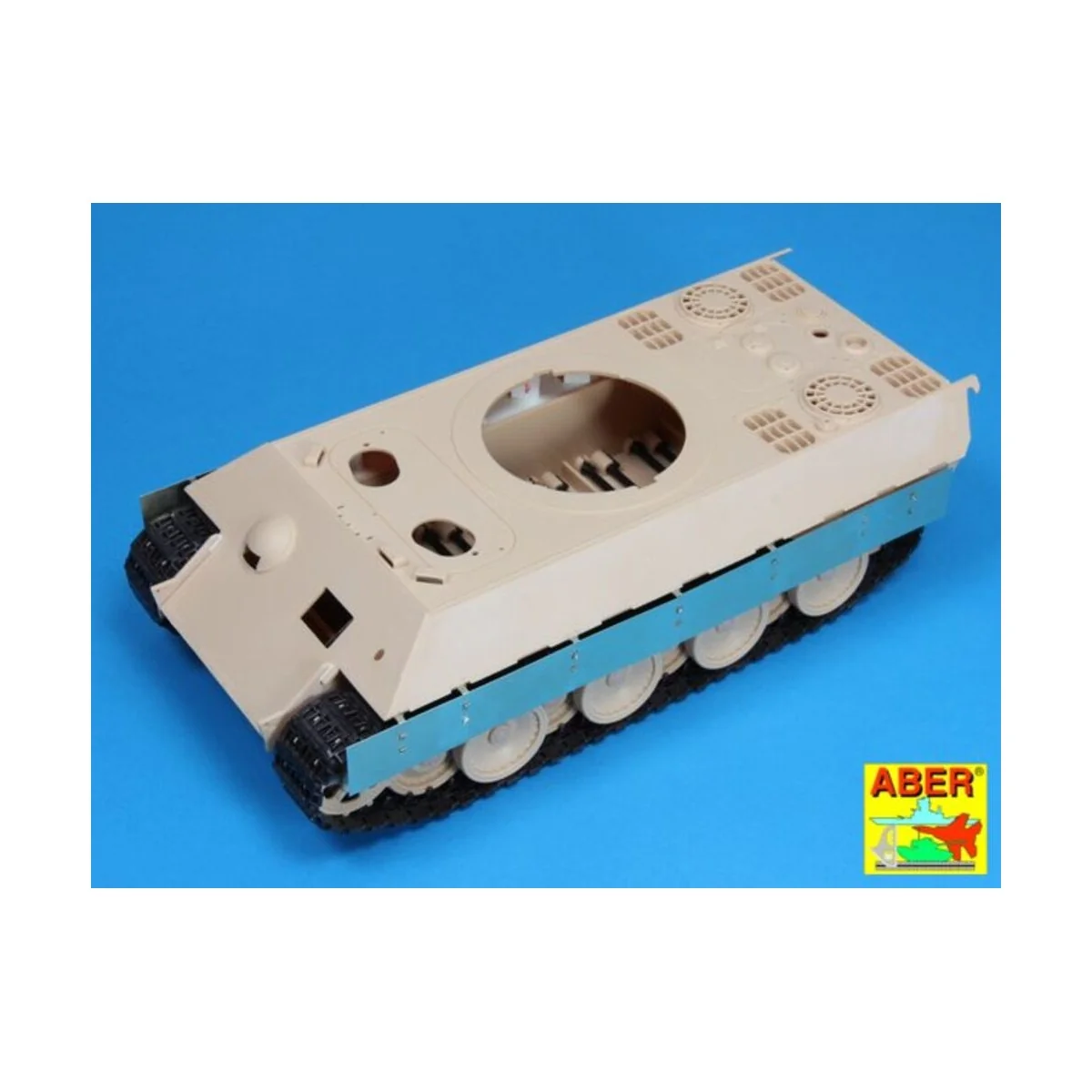 Side skirts for Panther A/D, 1/25 - Aber Models 25019