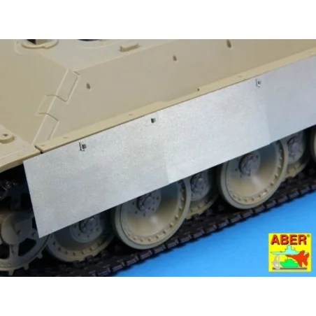 Side skirts for Panther G, 1/25 - Aber Models 25011