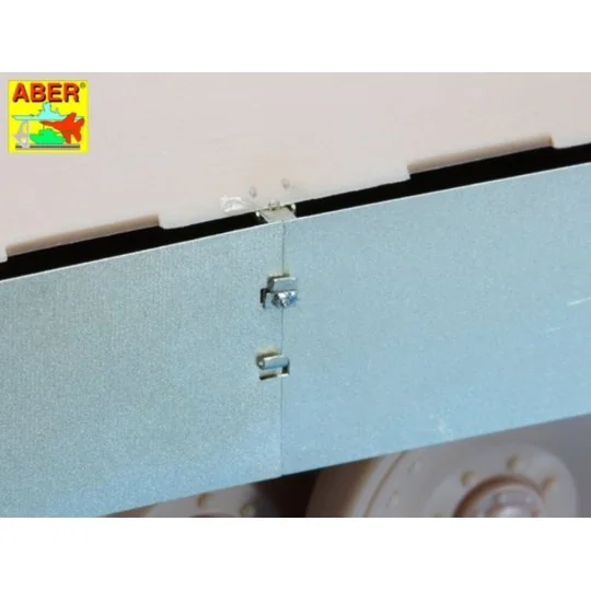 Side skirts for Panther A/D, 1/25 - Aber Models 25019