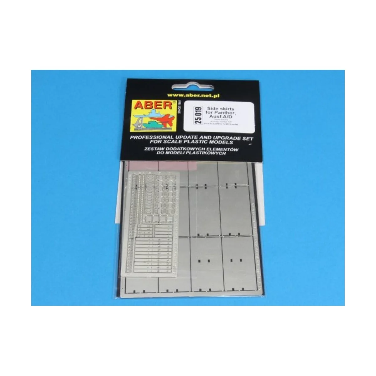 Side skirts for Panther A/D, 1/25 - Aber Models 25019