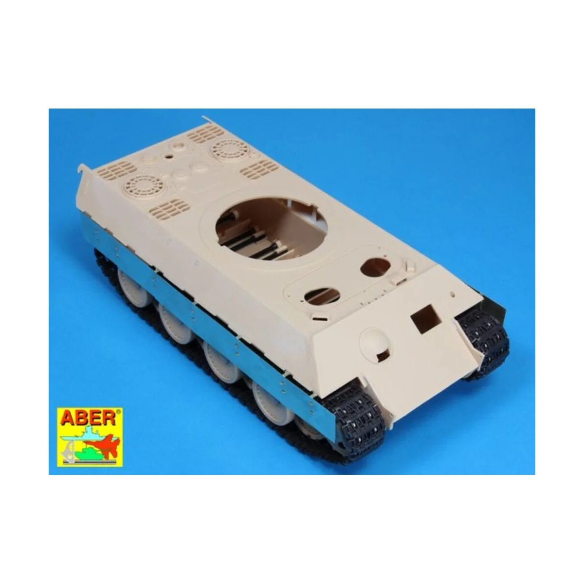 Side skirts for Panther A/D, 1/25 - Aber Models 25019