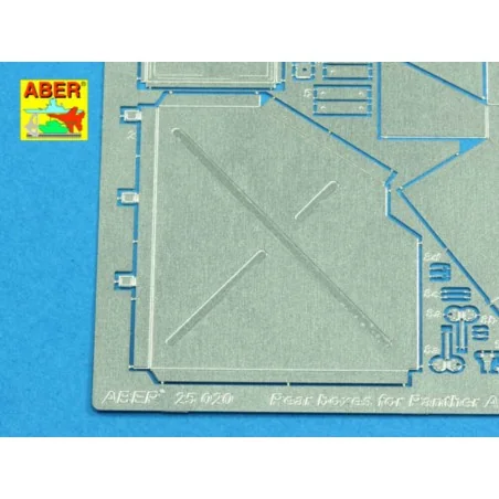 Rear boxes for (Sd.Kfz. 171) Panther Ausf.A, 1/25 - Aber Models 25020