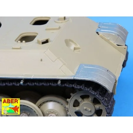 Fenders for Panther G, 1/25 - Aber Models 25010
