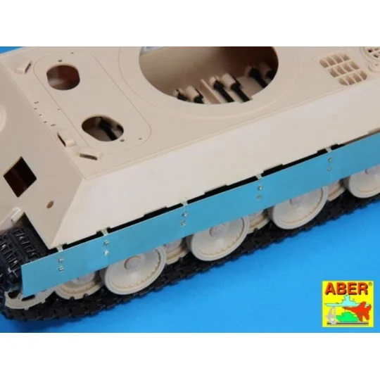 Side skirts for Panther A/D, 1/25 - Aber Models 25019
