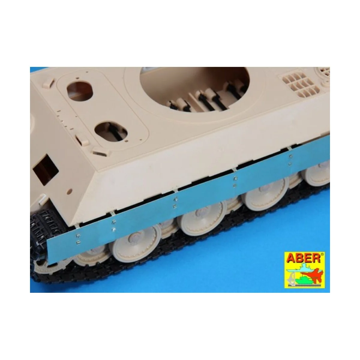 Side skirts for Panther A/D, 1/25 - Aber Models 25019