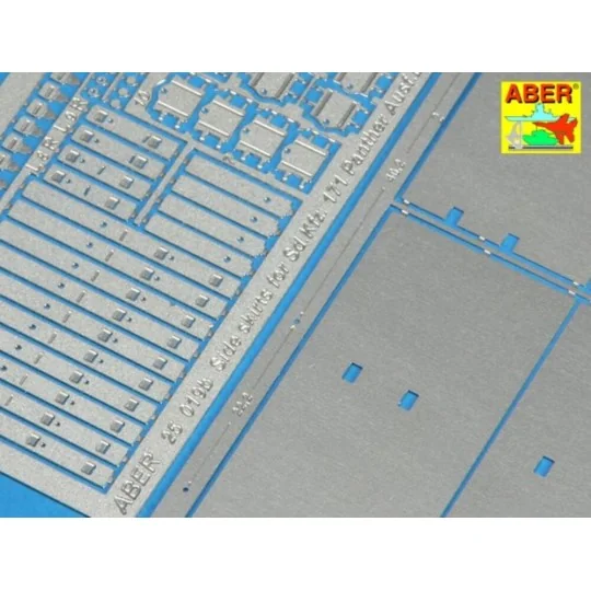 Side skirts for Panther A/D, 1/25 - Aber Models 25019