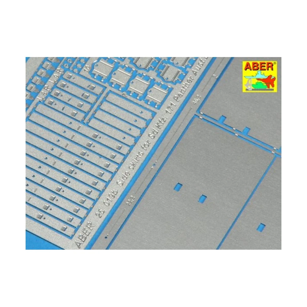 Side skirts for Panther A/D, 1/25 - Aber Models 25019