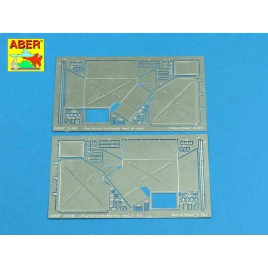 Rear boxes for (Sd.Kfz. 171) Panther Ausf.A, 1/25 - Aber Models 25020