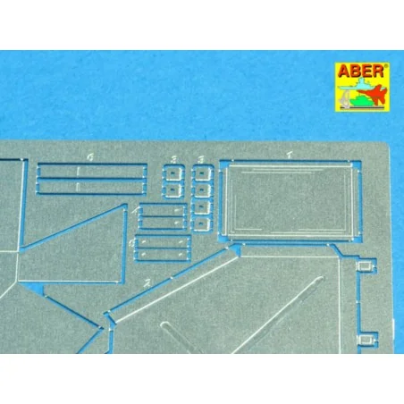 Rear boxes for (Sd.Kfz. 171) Panther Ausf.A, 1/25 - Aber Models 25020