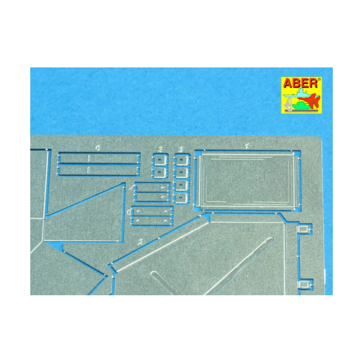 Rear boxes for (Sd.Kfz. 171) Panther Ausf.A, 1/25 - Aber Models 25020