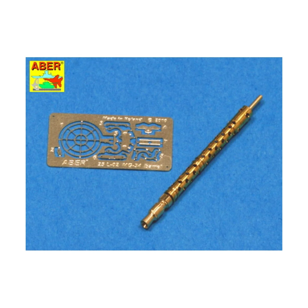 MG34 barrel, 1/25 - Aber Models 25 L-02