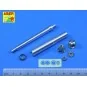 German 88 mm KwK 36 L/56 Tiger I Early Barrel, 1/25 - Aber Models 2...