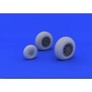PBY-5A wheels for Revell, 1/48 - Eduard Accessories 648192