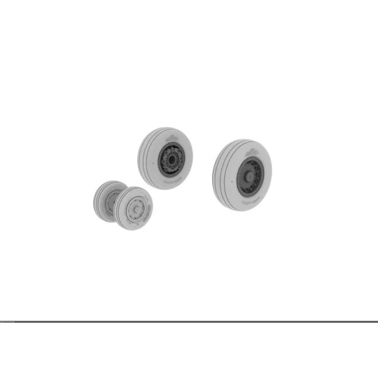 A-6 wheels for Hobby Boss, 1/48 - Eduard Accessories 648193