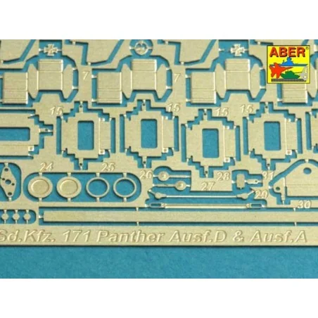 Pz.Kpfw. V Ausf.D&A (Sd.Kfz. 171) Panther, 1/35 - Aber Models 35 K02
