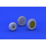 P-39 wheels early for Eduard, 1/48 - Eduard Accessories 648202 P-39 wheels early for Eduard, 1/48 - Eduard Accessories 648202
