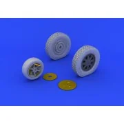 P-39 wheels late for Eduard - Eduard Accessories 648203