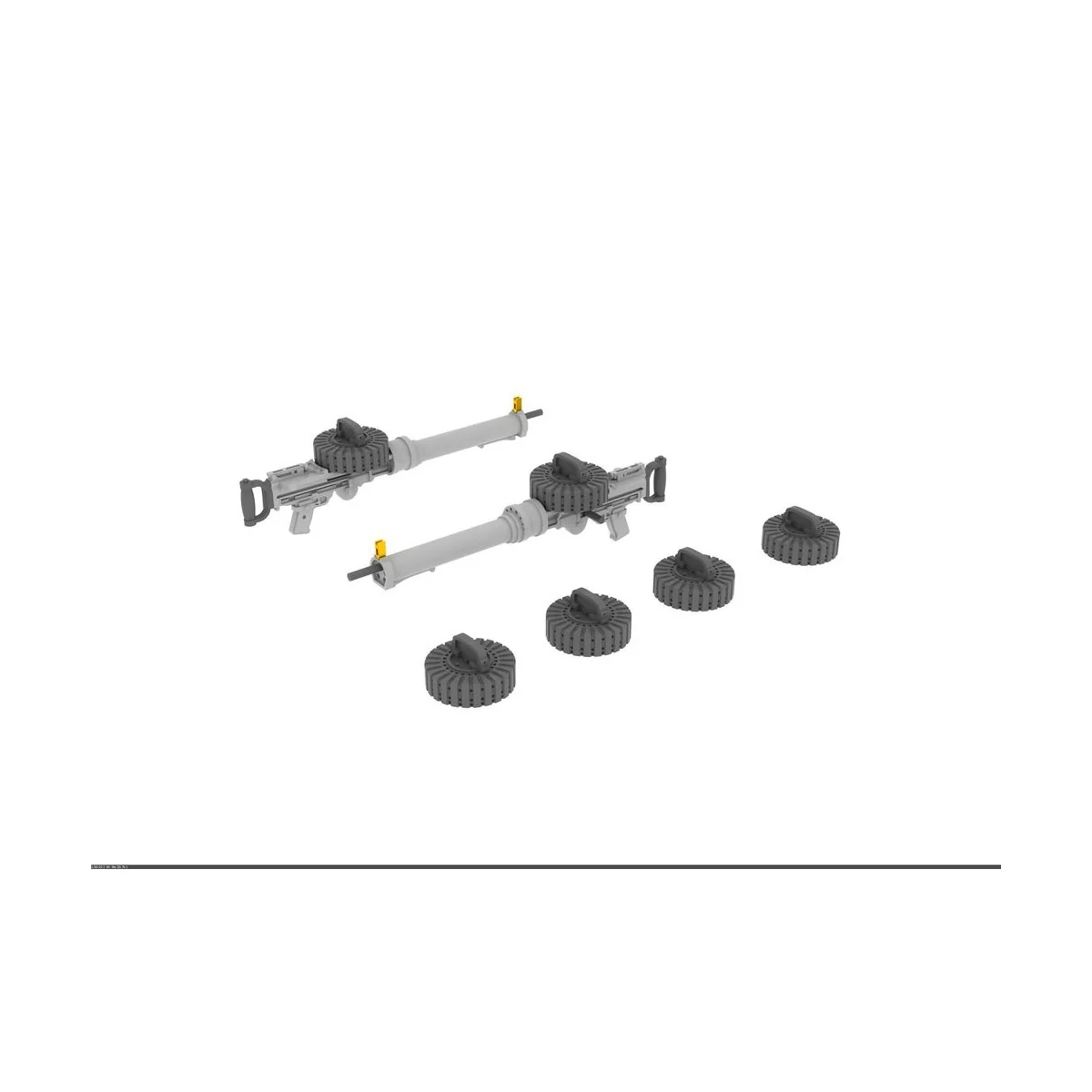 Lewis Mk.II WWI gun, 1/48 - Eduard Accessories 648204