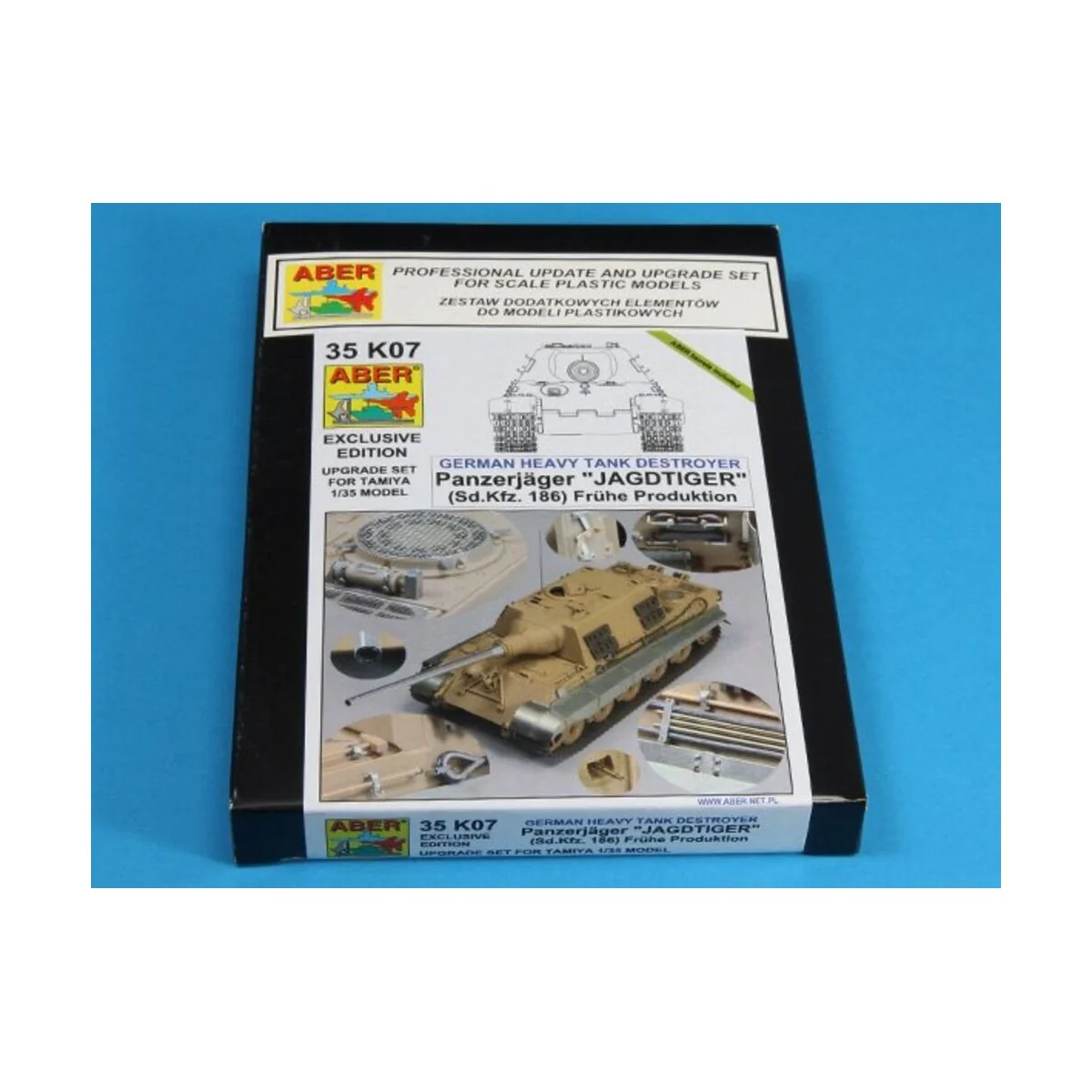 Panzerjager Jagdtiger (Sd.Kfz.186), 1/35 - Aber Models 35 K07