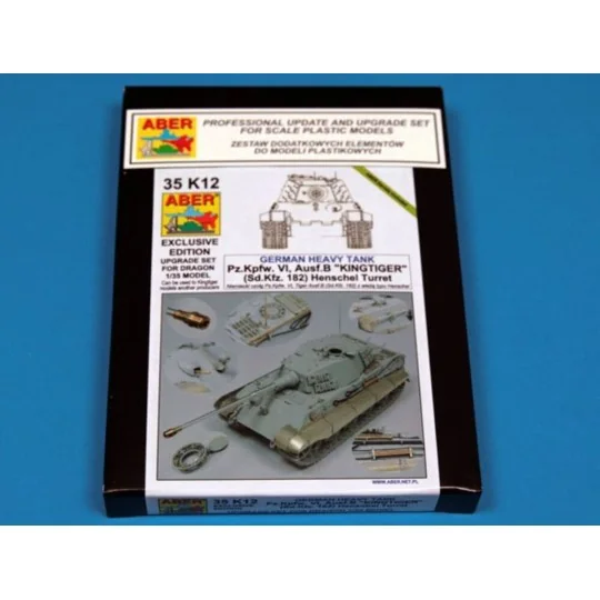 King Tiger Henschel, 1/35 - Aber Models 35 K12