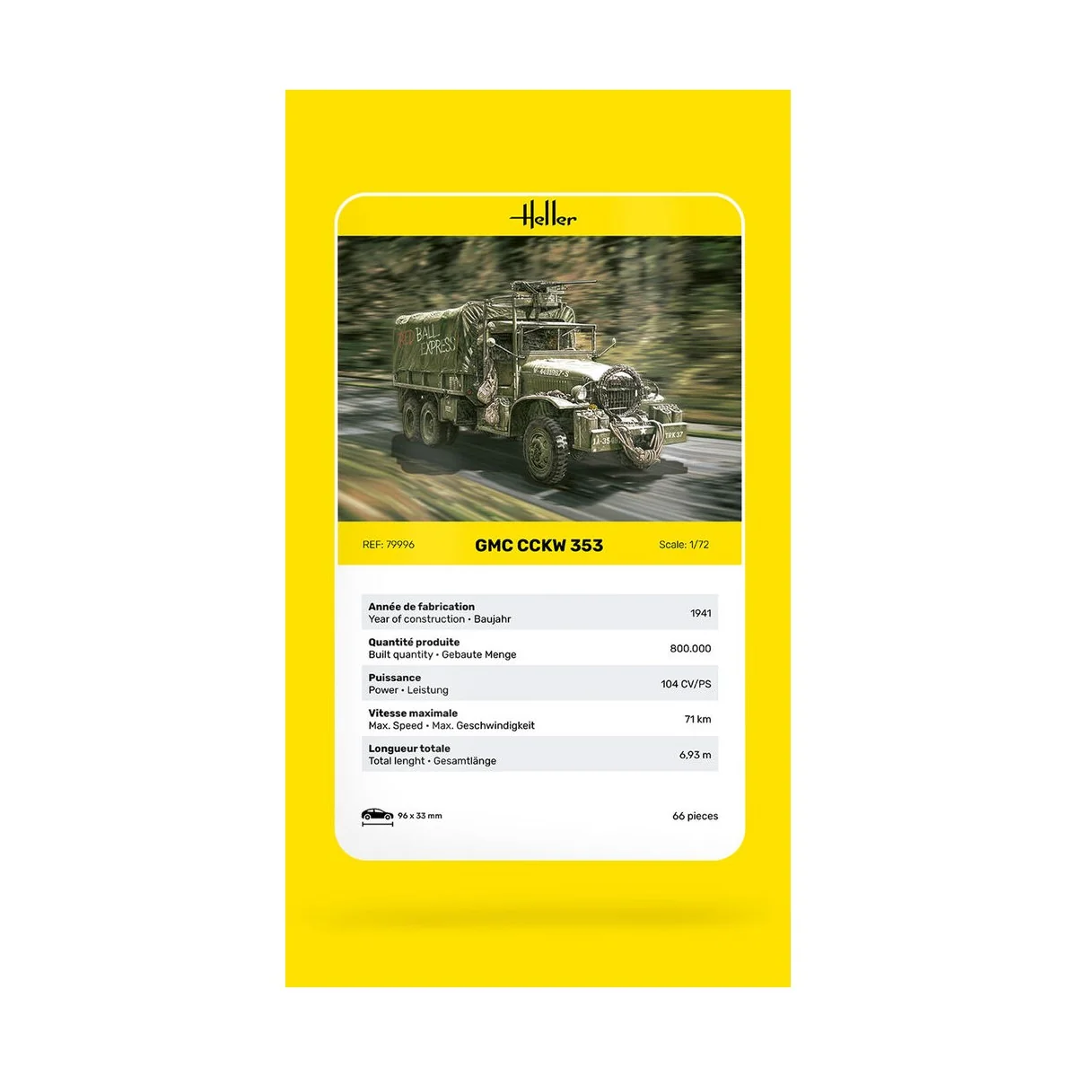 GMC CCKW 353 - Heller 79996