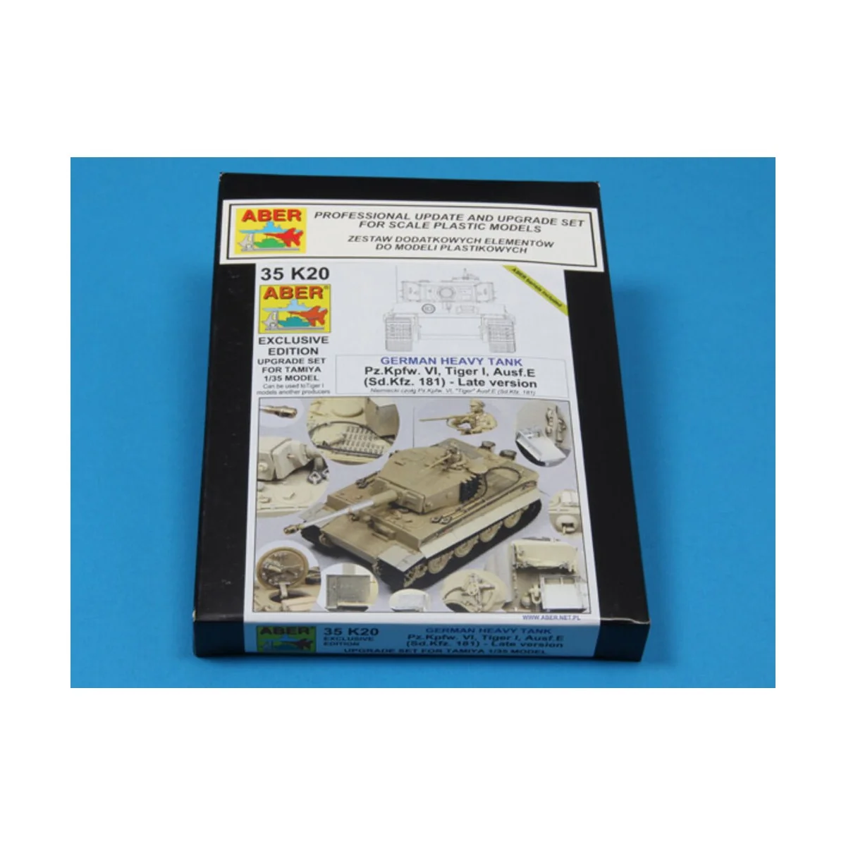 Tiger I-Late version, 1/35 - Aber Models 35 K20