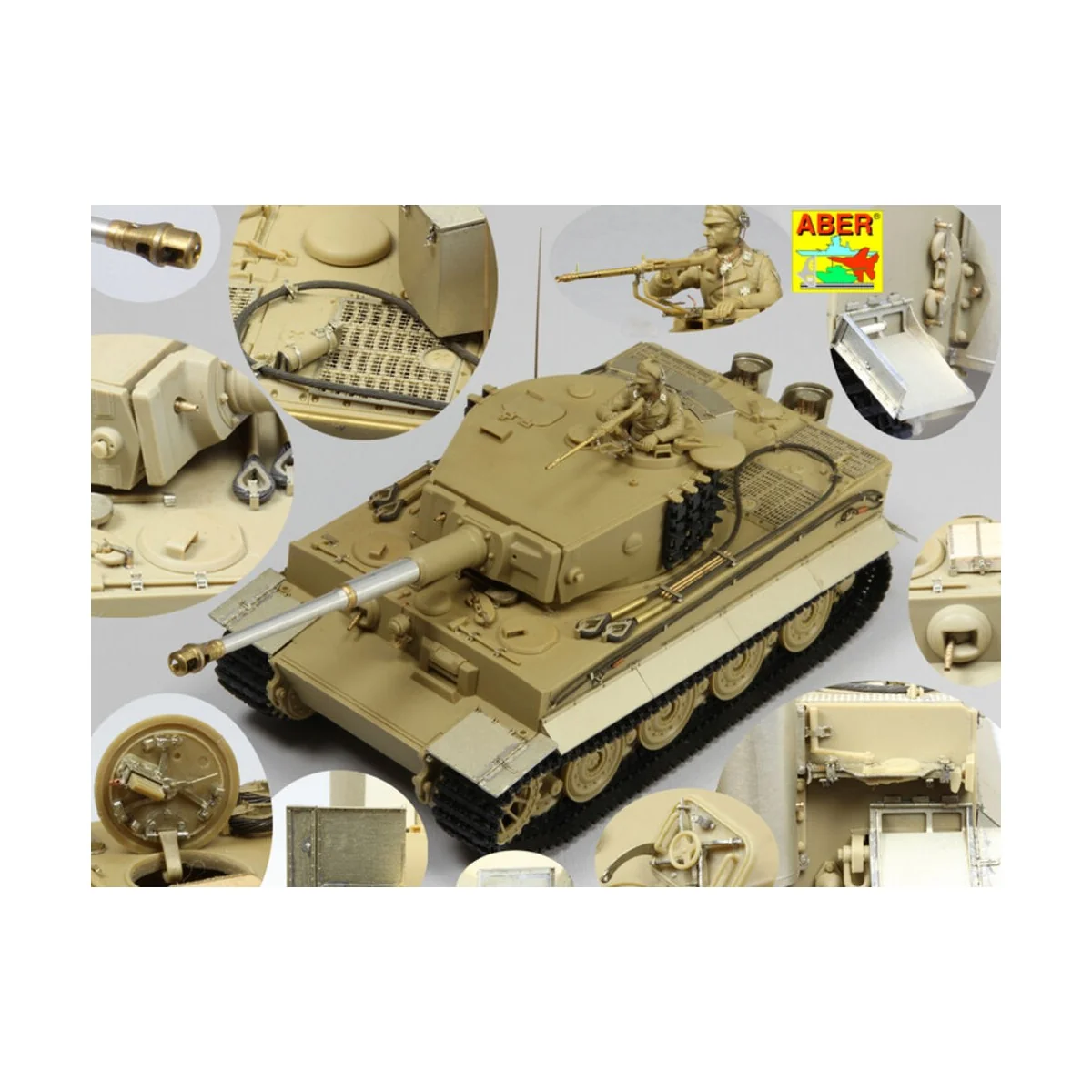 Tiger I-Late version, 1/35 - Aber Models 35 K20