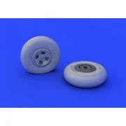 Hurricane Mk.I wheels for Airfix, 1/48 - Eduard Accessories 648229