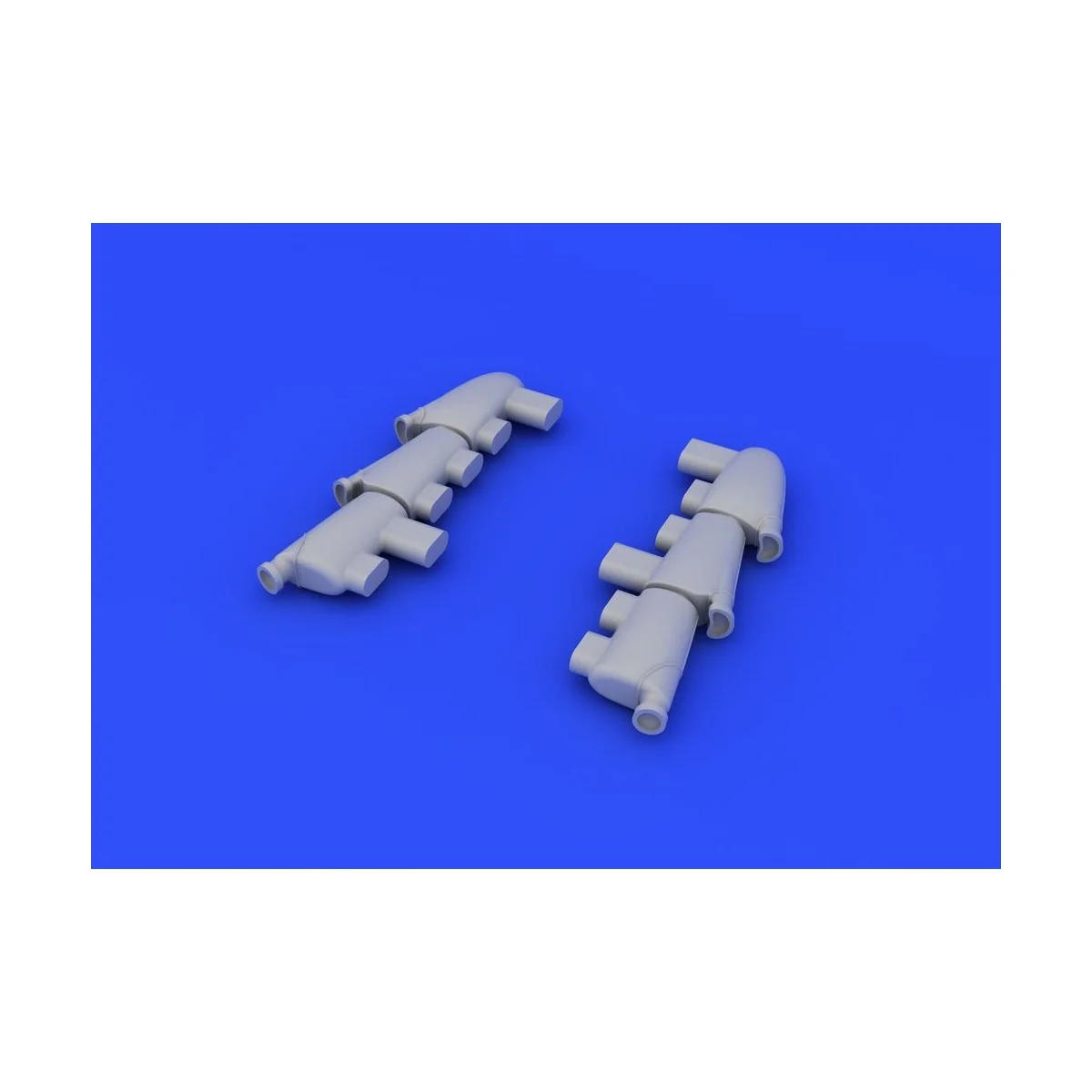 Hurricane Mk.I exhaust stacks f.Airfix, 1/48 - Eduard Accessories 6...