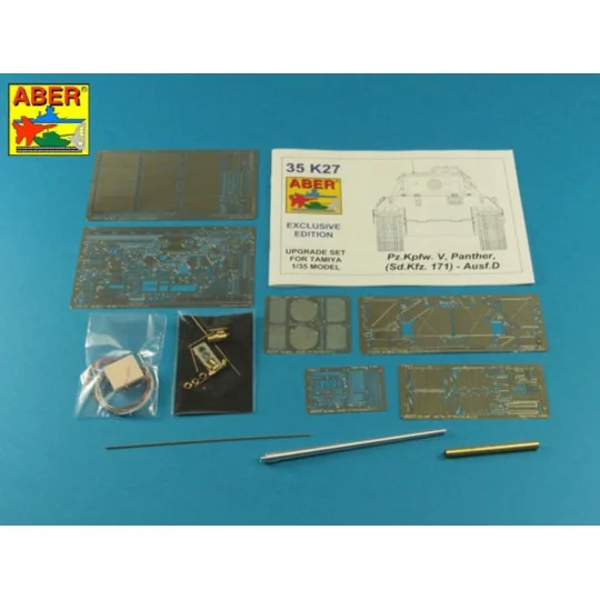 Pz.Kpfw. V Ausf.D ( i.Kfz.171) Panther, 1/35 - Aber Models 35 K27