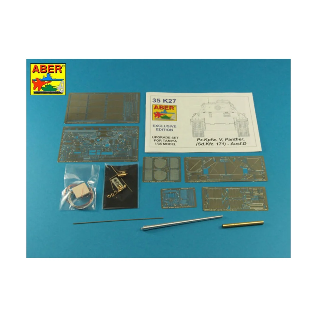 Pz.Kpfw. V Ausf.D ( i.Kfz.171) Panther, 1/35 - Aber Models 35 K27