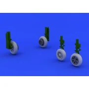 F-86F wheels for Hasegawa, 1/48 - Eduard Accessories 648235