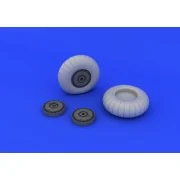 JU 88A wheels early for ICM, 1/48 - Eduard Accessories 648244 JU 88A wheels early for ICM, 1/48 - Eduard Accessories 648244