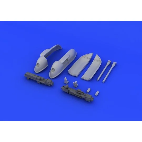 Bf 109 cannon pods for Eduard, 1/48 - Eduard Accessories 648246 Bf 109 cannon pods for Eduard, 1/48 - Eduard Accessories 648246