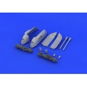 Bf 109 cannon pods for Eduard, 1/48 - Eduard Accessories 648246 Bf 109 cannon pods for Eduard, 1/48 - Eduard Accessories 648246