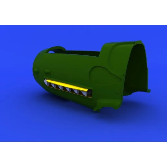 Bf 109G exhaust stacks for Eduard, 1/48 - Eduard Accessories 648247 Bf 109G exhaust stacks for Eduard, 1/48 - Eduard Accessories 648247