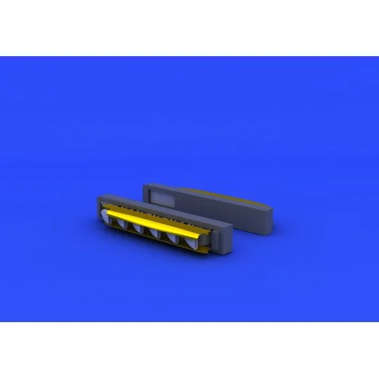 Bf 109G exhaust stacks for Eduard, 1/48 - Eduard Accessories 648247 Bf 109G exhaust stacks for Eduard, 1/48 - Eduard Accessories 648247