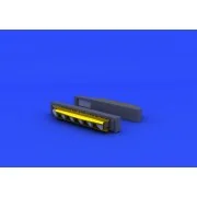 Bf 109G exhaust stacks for Eduard, 1/48 - Eduard Accessories 648247 Bf 109G exhaust stacks for Eduard, 1/48 - Eduard Accessories 648247