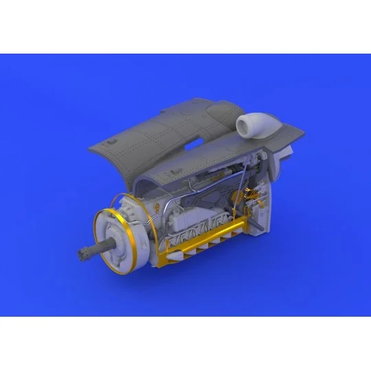 Bf 109G-6 engine &fuselage guns f.Eduard - Eduard Accessories 648250