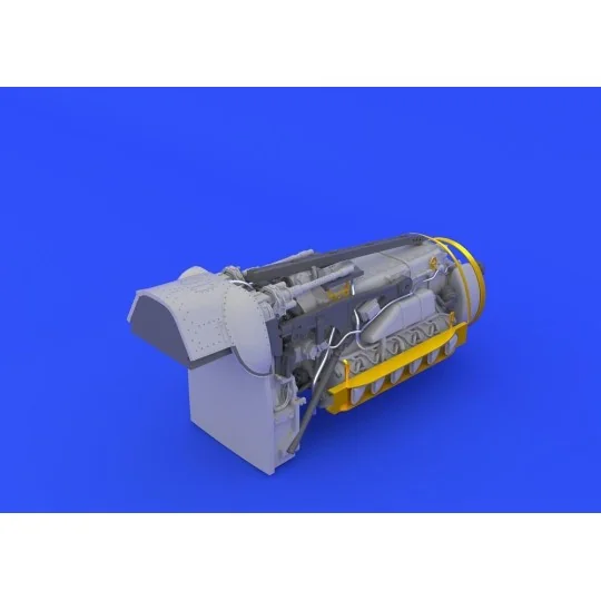 Bf 109G-6 engine &fuselage guns f.Eduard - Eduard Accessories 648250