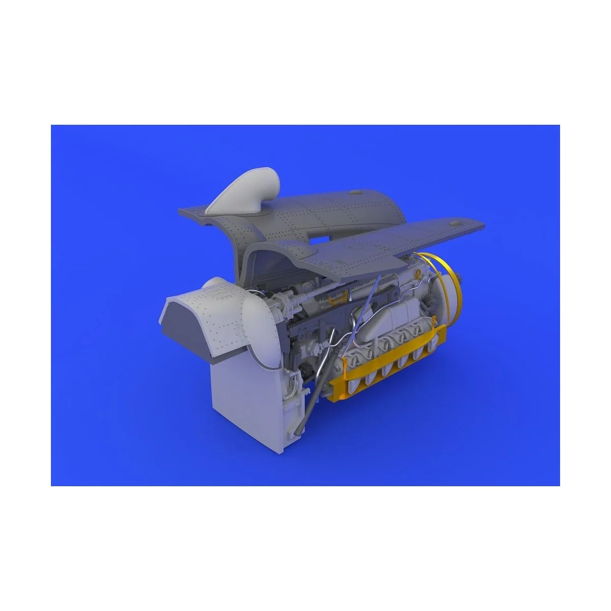 Bf 109G-6 engine &fuselage guns f.Eduard - Eduard Accessories 648250